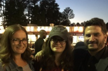Joe with daughters